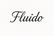 the word "Fluido" in black slight cursive font with a white background